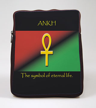 Ankh iPad Sleeve with Zipper